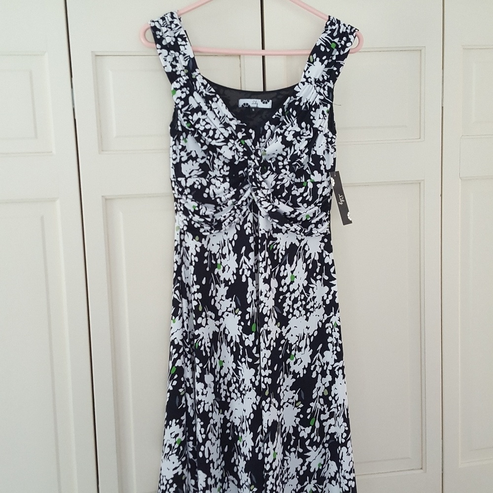 Twist front flower dress.  Lily -Red Sails Sport